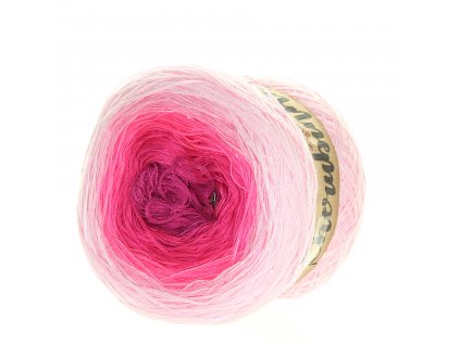 Cherubínka 3 nitka 1000m Pink Ombre Reverse
