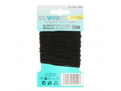 Klobouková guma černá