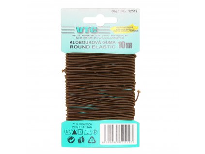 Klobouková guma hnědá