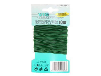 Klobouková guma zelená