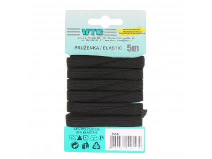 Pruženka líčková 9,2mm černá