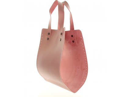 Polotovar na výrobu tašky starorůžový