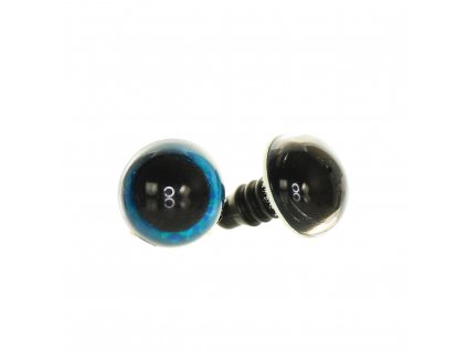 59110 OCI METALICKE TYRKYSOVE 12MM