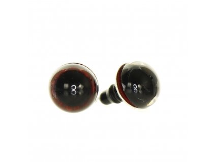 59112 OCI METALICKE HNEDE 12MM