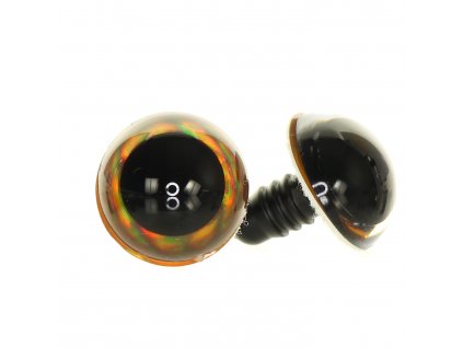 59504 OCI METALICKE ZLATOHNEDE 18MM