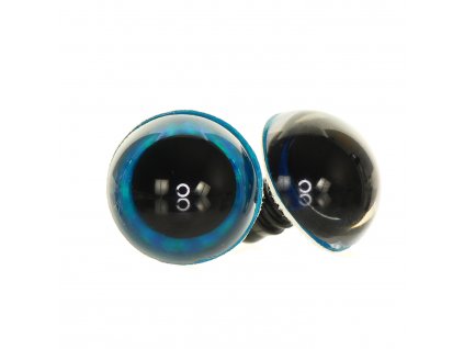 59510 OCI METALICKE TYRKYSOVE 18MM