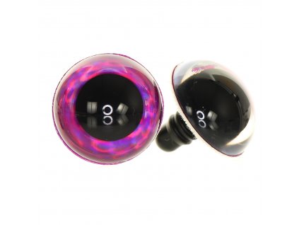 59805 OCI METALICKE SYTE RUZOVE 24MM