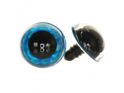 59810 OCI METALICKE TYRKYSOVE 24MM