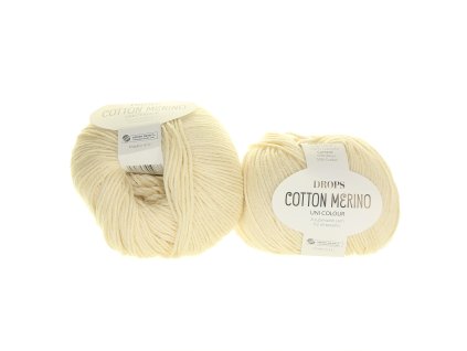 DROPS COTTON MERINO UNI COLOR 01