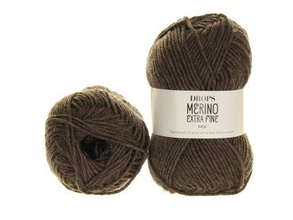 Merino Extra Fine 06 šedo hnědá