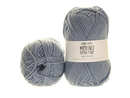 Merino Extra Fine 38 modrá mlha