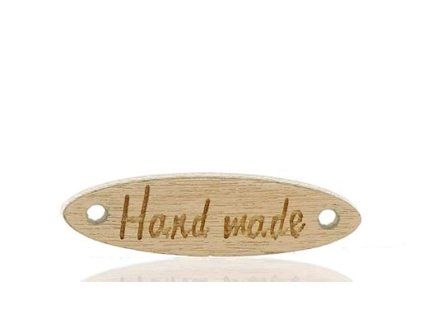 Hand made elypsa přírodní