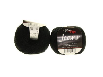 Jeans černá 8001