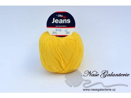 Jeans žlutá 8180