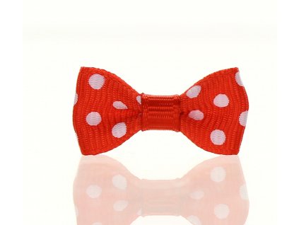 Mašlička puntík červenobílá