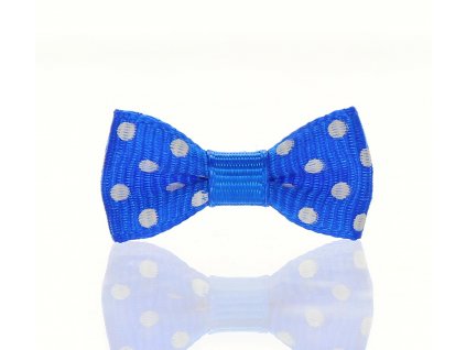 Mašlička puntík modrobílá