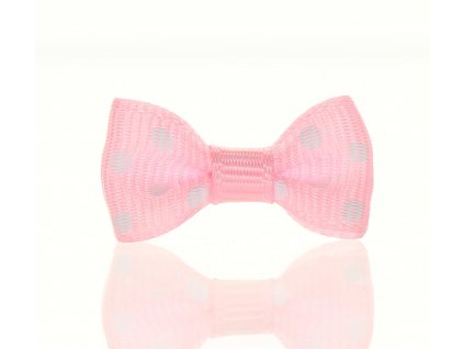 Mašlička puntík růžovobílá