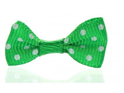 Mašlička puntík zelenobílá