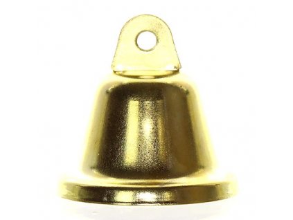 Zvoneček kovový zlatý 40 mm