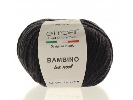 Bambino Lux Wool tmavě šedá 70090