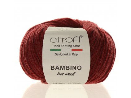 Bambino Lux Wool višňová 70314