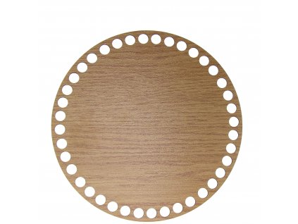 Dno na košík dub, kruh 17cm