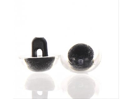 Očička knoflík čiré 10,5 mm, 1 pár