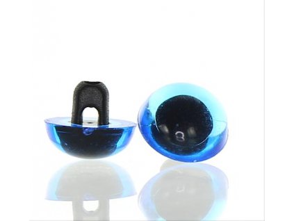 Očička knoflík modré 10,5 mm, 1 pár