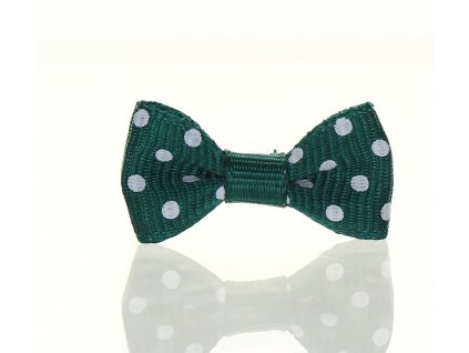 Mašlička puntík tmavě zelená