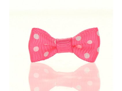 Mašlička puntík středně růžová