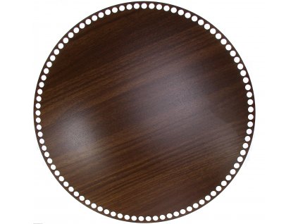 Dno na košík walnut, kruh 40cm