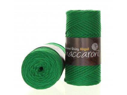 Bavlněné šňůry 3 mm zelená 42-913