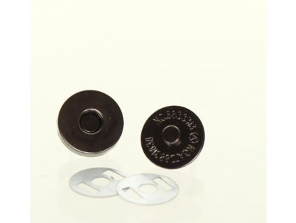 Magnetické zapínání 14 mm černé