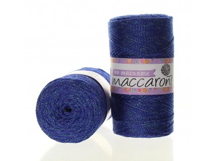 PP Macrame s lurexem modrá 3360