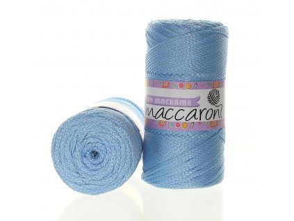 PP Macrame s lurexem světle modrá 3368