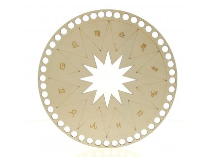 Víko na košík horoskop kruh 20cm