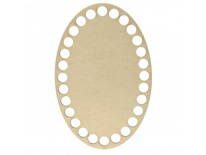 Dno na košík Topol, oválné 10x15cm
