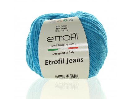 Jeans tyrkysová 021