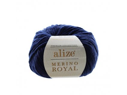 Merino Royal tmavě modrá 58