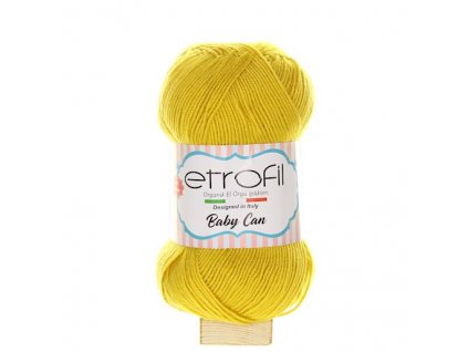 Etrofil Baby Can Knitting Yarn, Light Yellow - 80021