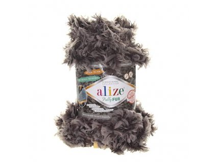 Puffy Fur hnědošedá 6105