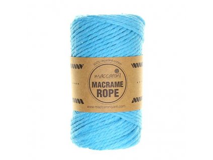 Rope 4 mm tyrkysová 606