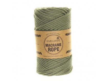 Rope 4 mm olivová 802L