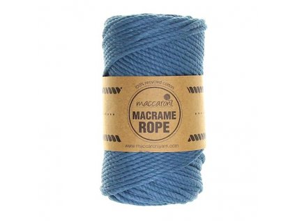 Rope 4 mm modrá 907