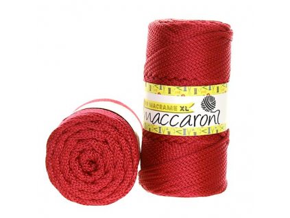 PP Macrame XL tmavě červená 113