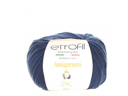 Amigurumi tmavě modrá 75024