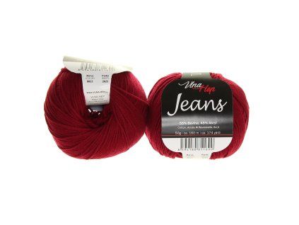 Jeans bordó 8023