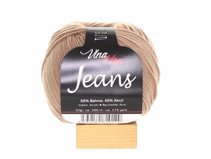 Jeans světle hnědá 8217