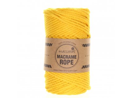 Rope 4 mm žlutá 406S