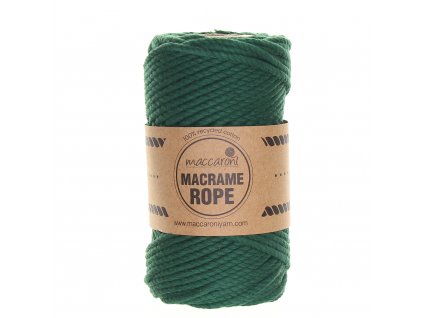 Rope 4 mm tmavě zelená 909D